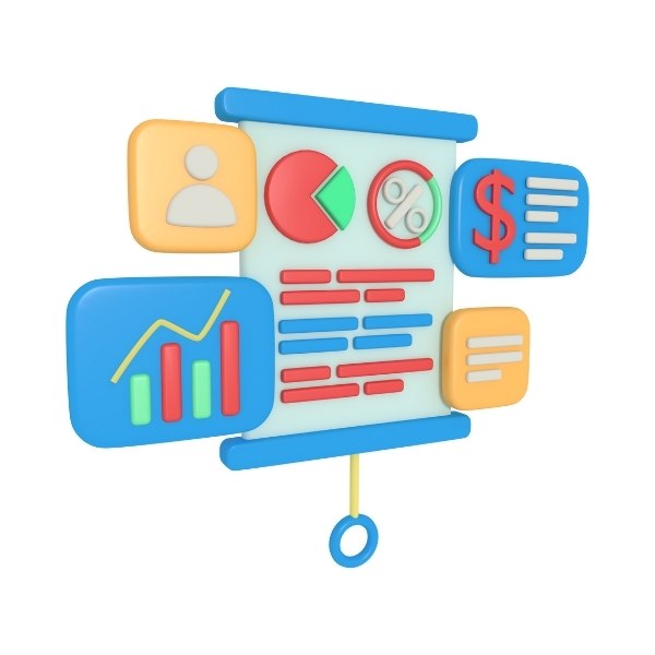 Analytics Dashboards einer Webseite Impression