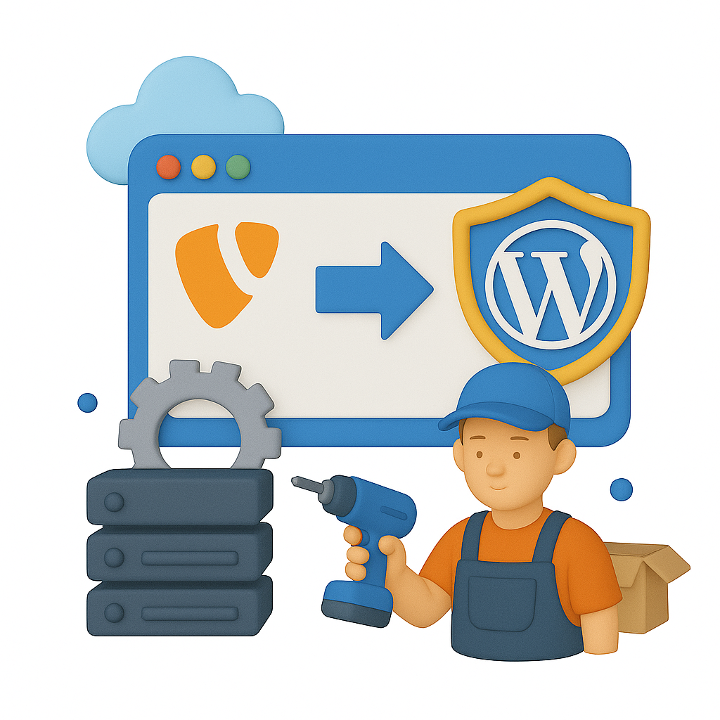 Migration von TYPO3 zu WordPress Migration von TYPO3 zu WordPress