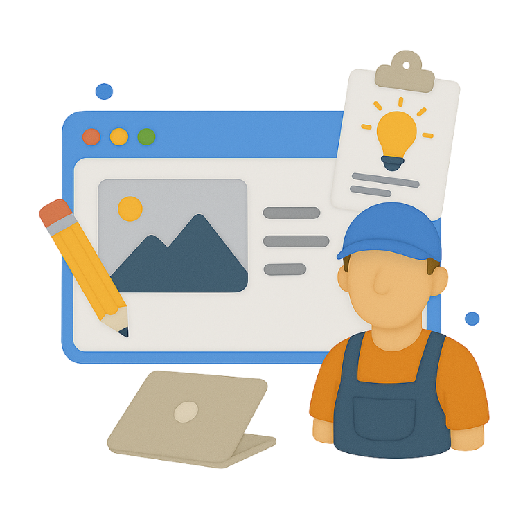 Website eines Selbstständigen Freelancers Website eines Selbstständigen Freelancers