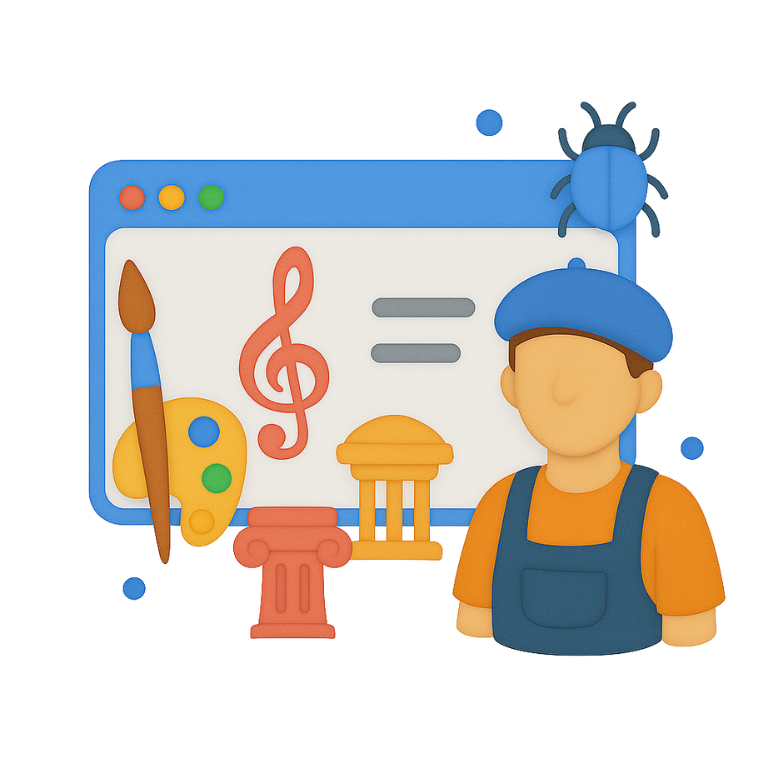 WordPress Website eines Kunst- und Kulturvereins